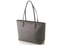 TORY BURCH　トリーバーチ　エバーレディートートバッグ 　グレー　PVC／レザー　2148103659362　【431】