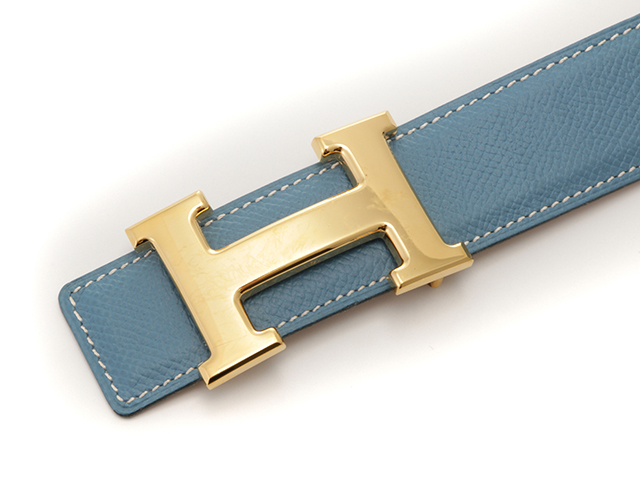 HERMES エルメス Hベルト サイズ75 32mm ブルージーン HERMES エルメス Hベルト サイズ75 32mm ブルージーン