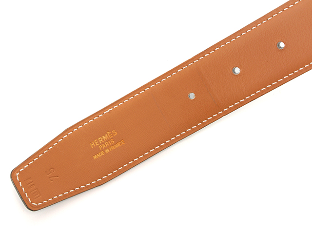 HERMES エルメス Hベルト サイズ75 32mm ブルージーン