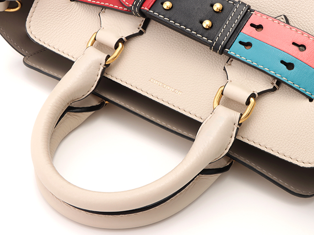 BURBERRY バーバリー ベルト 2WAY バッグ アイボリー マルチ BURBERRY バーバリー ベルト 2WAY バッグ アイボリー マルチ