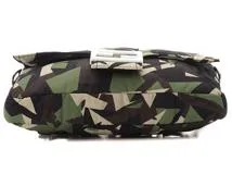 FENDI　フェンディ　カモフラージュ　バゲット　グリーン/マルチ　ナイロン/レザー　7VA472【433】2143300226966