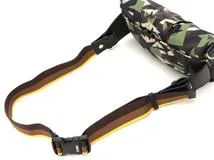 FENDI　フェンディ　カモフラージュ　バゲット　グリーン/マルチ　ナイロン/レザー　7VA472【433】2143300226966
