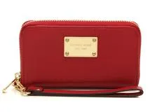 MICHAEL KORS マイケルコース マルチケース カーフ レッド【473】