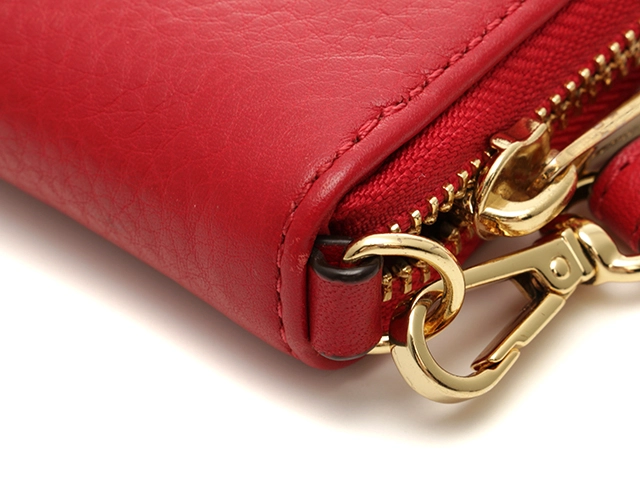 MICHAEL KORS マイケルコース マルチケース カーフ レッド【473】