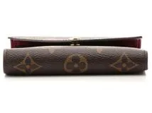 LOUIS VUITTON　ルイヴィトン　ポルトフォイユ・ヴィクトリーヌ　モノグラム　フューシャ　M41938【472】RKT