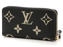 LOUIS VUITTON ルイヴィトン 長財布 ジッピー・ウォレット バイカラー モノグラム・アンプラント ブラック ベージュ  M80481【473】 の購入なら「質」の大黒屋（公式）