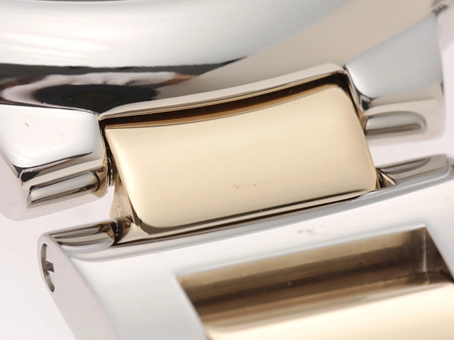 Cartier カルティエ バロンブルーSM W69007Z3 YG/SS クォーツ式 アイボリー文字盤 レディース 【432】2148103660610