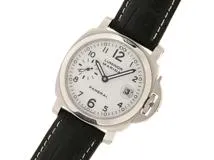 2007.01正規 PANERAI パネライ メンズ オートマチック ルミノール マリーナ PAM00049 ホワイト文字盤  SS/社外クロコレザー【472】HK の購入なら「質」の大黒屋（公式）