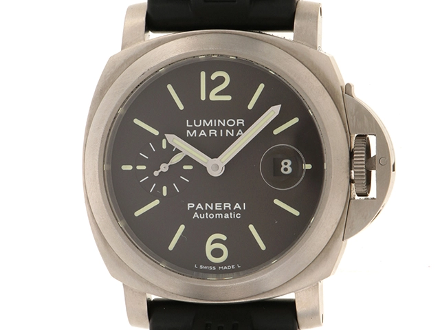 PANERAI パネライ ルミノール マリーナ PAM00240 TI/ラバー オートマチック メンズ  腕時計（2148103660672）【200】C の購入なら「質」の大黒屋（公式）