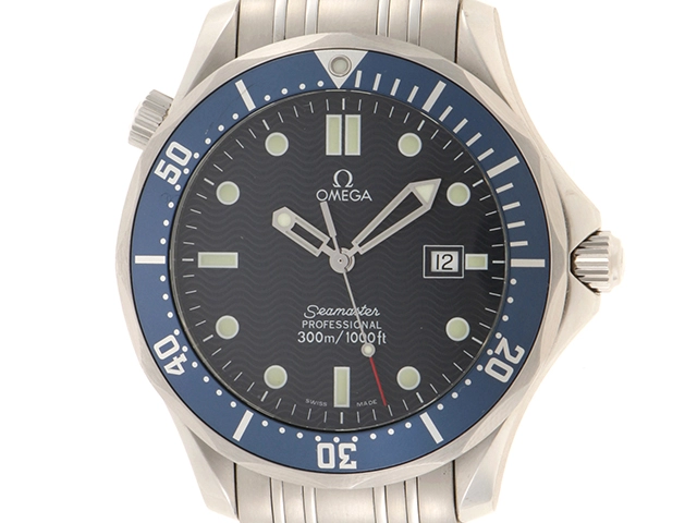 OMEGA オメガ 腕時計 シーマスター300M プロフェッショナル 2541.80.00 ステンレススティール ブルー文字盤 クォーツ 並行品【472】SJ