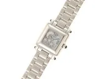 Chopard  ショパール 時計 ハッピースポーツ スクエア ムーンスター 27/8893-23 ホワイトシェル文字盤 SS クォーツ レディース（2148103660801）M【200】