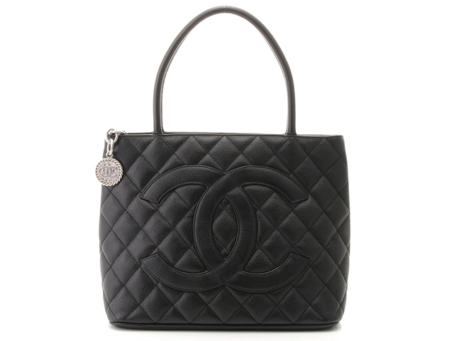 CHANEL シャネル マトラッセ 復刻トートバッグ ブラック/SV金具  