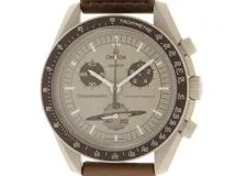 SWATCH スウォッチ 腕時計 OMEGA×SWATCH ムーンスウォッチ MISSION TO STAURN SO33T100 ベージュ文字盤 バイオセラミック クォーツ 2023年正規【472】SJ
