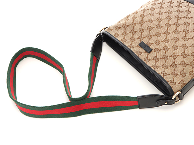 GUCCI グッチ シェリーラインGGショルダーバッグ ベージュ