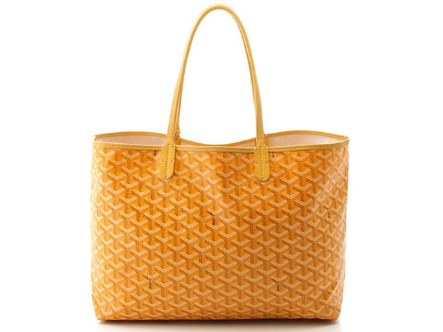 GOYARD　ゴヤール　サンルイＰＭ　イエロー　ＰＶＣ　カドヤブレ　バッグ【472】YI