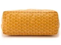 GOYARD　ゴヤール　サンルイＰＭ　イエロー　ＰＶＣ　カドヤブレ　バッグ【472】YI