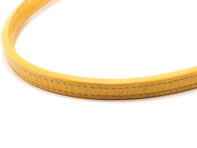 GOYARD ゴヤール サンルイPM イエロー PVC カドヤブレ バッグ【472】YI