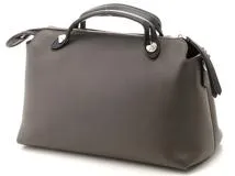 FENDI　フェンディ　バイザウェイ　ミディアム　グレー/ブラック　レザー　8BL146　2148103662591【432】
