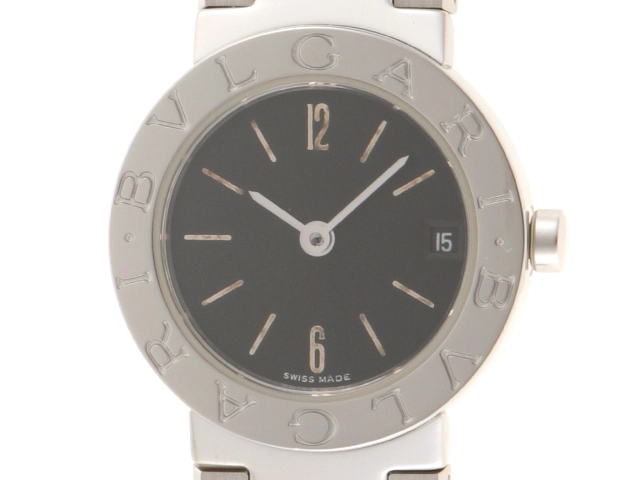 BVLGARI　ブルガリ　レディース用　ブルガリブルガリ　BB23SS　ブラック文字盤　ステンレス　【430】2148103663260
