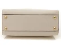 FENDI　フェンディ　ミニピーカブー　ホワイト　レザー　8BN244【431】2148103663307