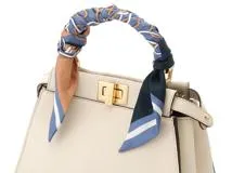 FENDI　フェンディ　ミニピーカブー　ホワイト　レザー　8BN244【431】2148103663307