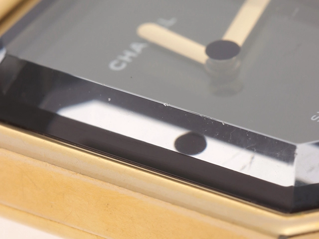 CHANEL シャネル プルミエールＬ H0001 ゴールドメッキ / 革　レディース　クオーツ時計　【432】　2148103663390