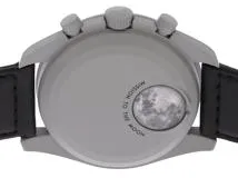 OMEGA×SWATCH　オメガ×スウォッチ　MOONSWATCH　MISSON TO THE MOON　S033M100　クォーツ　バイオセラミック/ナイロン　メンズ　ブラック【473】