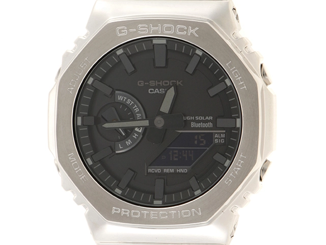 CASIO　カシオ　G-SHOCK　FULL-METAL　GM-B2100D-1AJF　ステンレス　ブラック　男性用ソーラー電波時計【473】