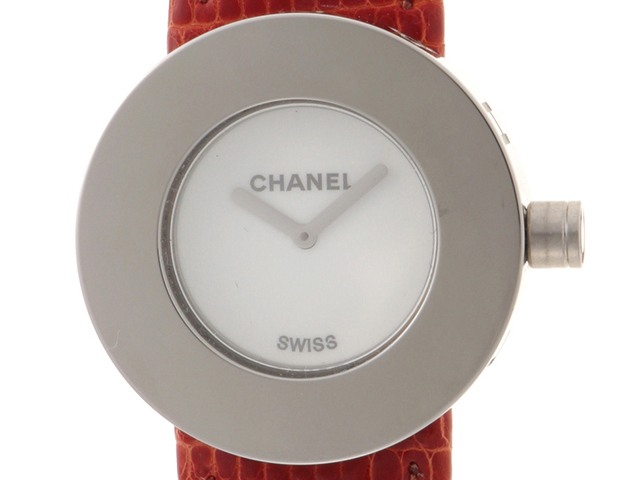 CHANEL シャネル 腕時計 ラ・ロンド H0580 ステンレススティール/リザードベルト ホワイト文字盤 クォーツ【472】TS  の購入なら「質」の大黒屋（公式）