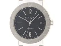 BVLGARI ブルガリ　ブルガリブルガリ　BB38SSAUTO　ブラック文字盤　ステンレススチール　自動巻き　メンズ　2148103665721【207】