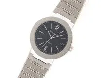 BVLGARI ブルガリ　ブルガリブルガリ　BB38SSAUTO　ブラック文字盤　ステンレススチール　自動巻き　メンズ　2148103665721【207】