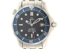 オメガシーマスター （2561.80) オメガ シーマスター プロフェッショナル 300m 2561.80 青 ミドル