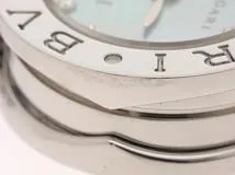 BVLGARI　ブルガリ　B-zero1　ビーゼロワン　SS　BZ22S　ブラックシェル12Pダイヤ　女性用クオーツ時計【473】