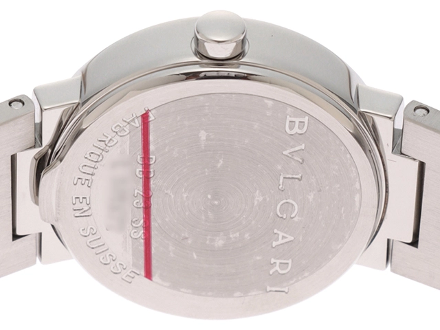 BVLGARI ブルガリ ブルガリ･ブルガリ BB23S SS ステンレススチール ブラック12P ダイヤ クォーツ レディース 【460】2148103666322