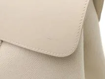 HERMES　エルメス　 ハンドバッグ  ヴァルパライソＰＭ　トワルシェブロン/レザー　アイボリー　433