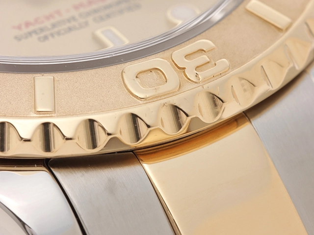 A番 ROLEX ロレックス 時計 ヨットマスター 169623 シャンパンゴールド文字盤 YG/SS 自動巻き レディース（2148103666612）M【200】