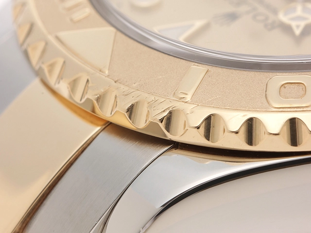 A番 ROLEX ロレックス 時計 ヨットマスター 169623 シャンパンゴールド文字盤 YG/SS 自動巻き レディース（2148103666612）M【200】