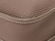 HERMES　エルメス　エヴリンアマゾンTPM　エトゥープ/　ブルーインディゴ　トリヨンクレマンス　シルバー金具　 D刻印　2019年頃【472】AH