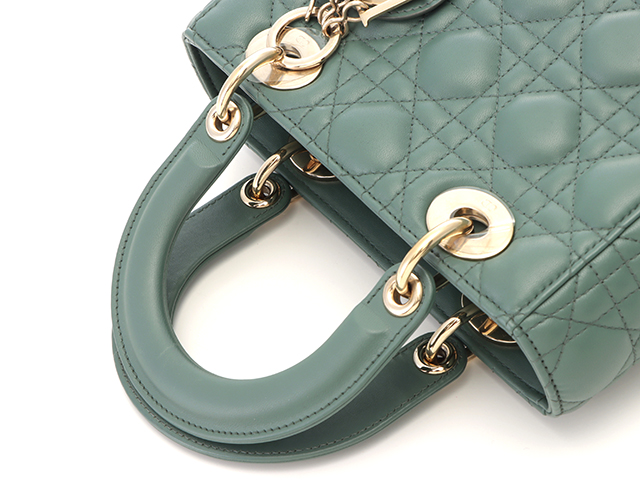 レディディオール MyABCDior Small Lady Dior My ABCDior Bag Stone Gray Cannage Lambskin