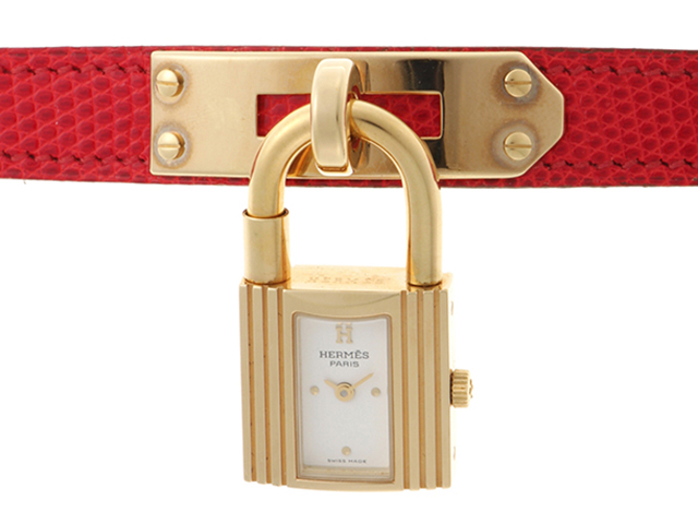 エルメス/HERMES ケリーウォッチ 南京錠 リザード レディース腕時計 エルメス/HERMES ケリーウォッチ 南京錠 リザード レディース