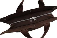 HERMES エルメス エールライントーMM トートバッグ ブラウン/SV 【460】2148103669453