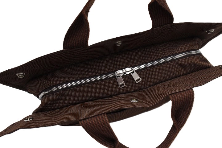 HERMES エルメス エールライントーMM トートバッグ ブラウン/SV 【460】2148103669453