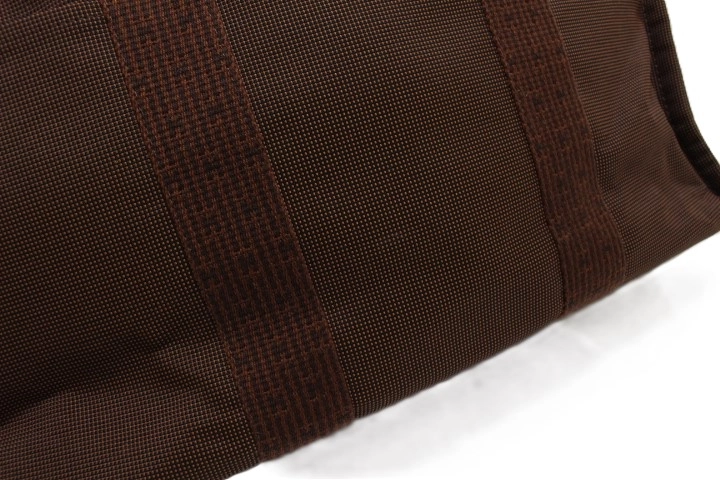 HERMES エルメス エールライントーMM トートバッグ ブラウン/SV 【460】2148103669453
