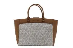 MICHAEL KORS マイケルコース 2wayバッグ 35S8GY3T7B ホワイト/ブラウン PVC/レザー 【460】2148103669750