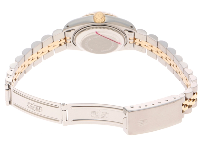 ROLEX　ロレックス　デイトジャスト 旧10PD　69173G  ブラック文字盤/YG/SS　【471】N