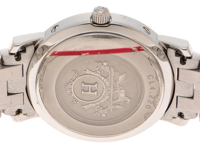 HERMES エルメス 時計 クリッパー GP/SS クオーツ CL4.220