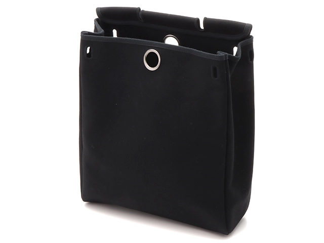 HERMES　エルメス　エールバッグアドPM ブラック／SV　□E刻印(2001年頃製造)【431】2148103672002