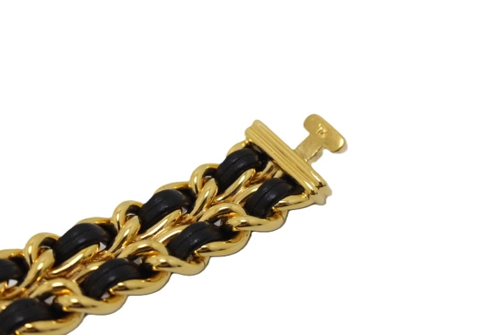 CHANEL シャネル プルミエールXL H0001 GP/レザー クォーツ【460】2148103673825