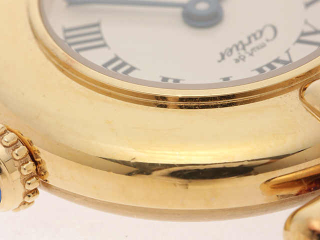 美品 Cartier カルティエ時計 マストコリゼ 925レディース文字盤セット Cartier カルティエ マストコリゼ ヴェルメイユ SV925