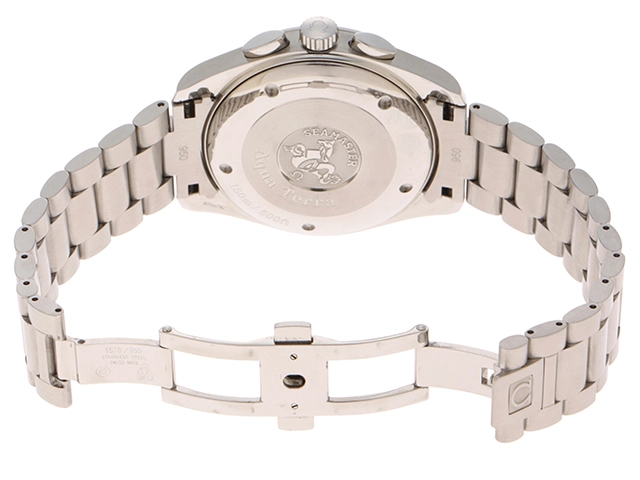 OMEGA オメガ 時計 シーマスター アクアテラ クロノグラフ 2512.50 ブラック文字盤 SS 自動巻き メンズ(2148103673986)M【200】